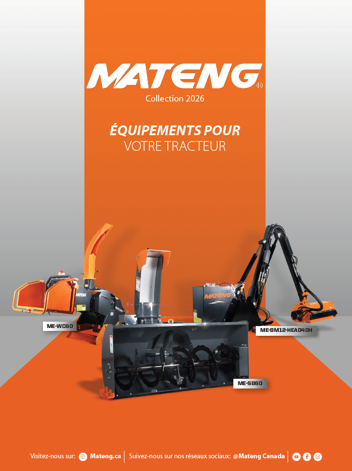 Équipements pour tracteurs – Collection 2025